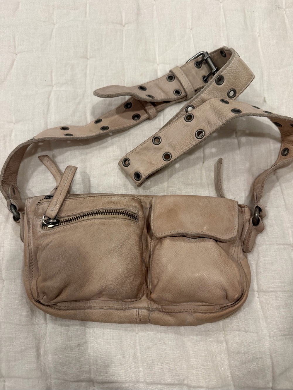 Free People Wade Leather Sling distressed colorway